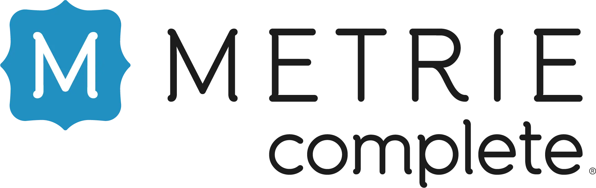 Metrie Complete Horizontal Logo